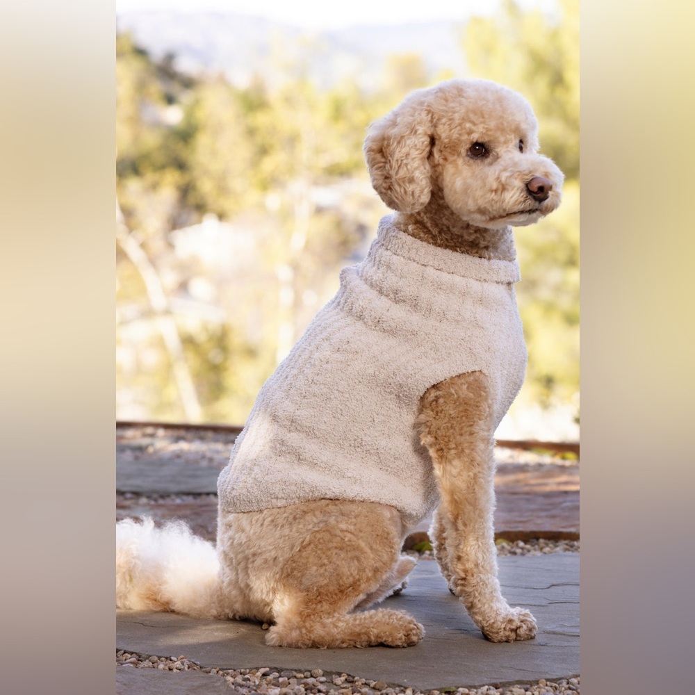 Barefoot dreams CozyChic Cable Pet Sweater